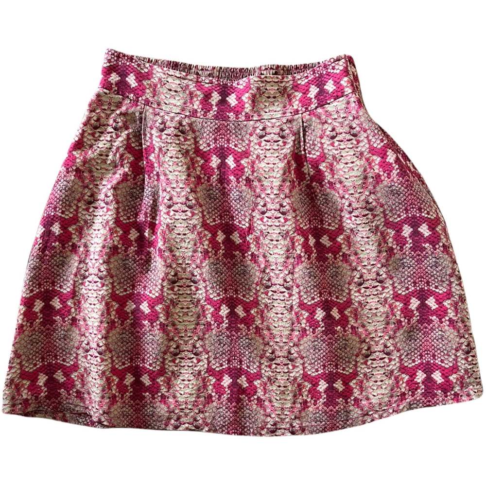 Marc By Marc Jacobs Pink and Cream Mini Skirt